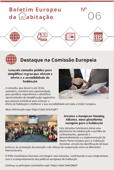 Boletim Europeu da Habitação nr 6