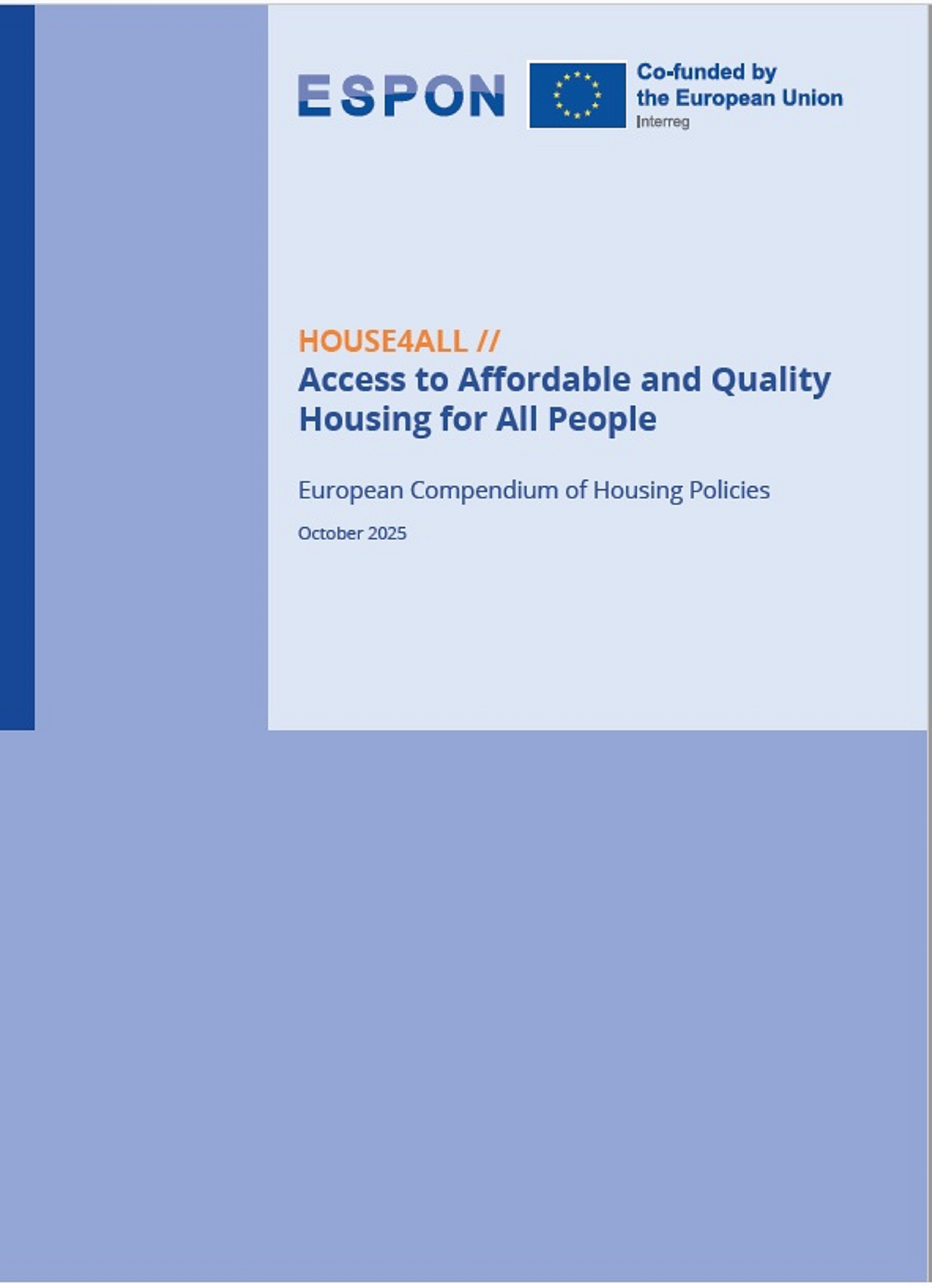 European Compendium of Housing Policies| Access to Affordable and Quality Housing for All People