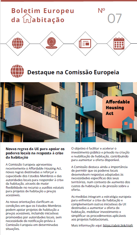 Boletim Europeu da Habitação nr 7