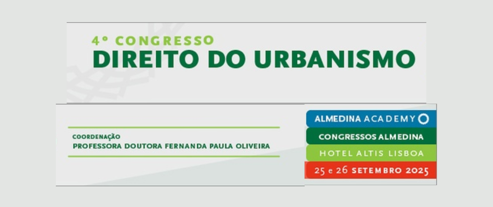 4º Congresso de Direito do Urbanismo