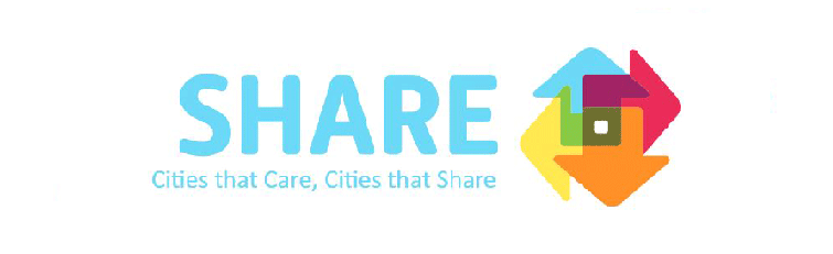 Logotipo Share - Cities that Care, Cities that Share